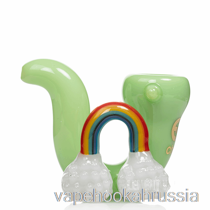 Vape Russia Cheech Glass Rain 'n' Rainbows ручная трубка зеленая (нефритовая)